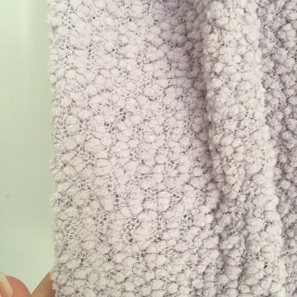 Fuzzy Purple Turtleneck Sweater - Picture 4 of 4